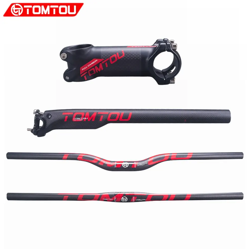 TOMTOU 3K Углеродные детали для велосипеда рулевое колесо горный вынос руля стойка