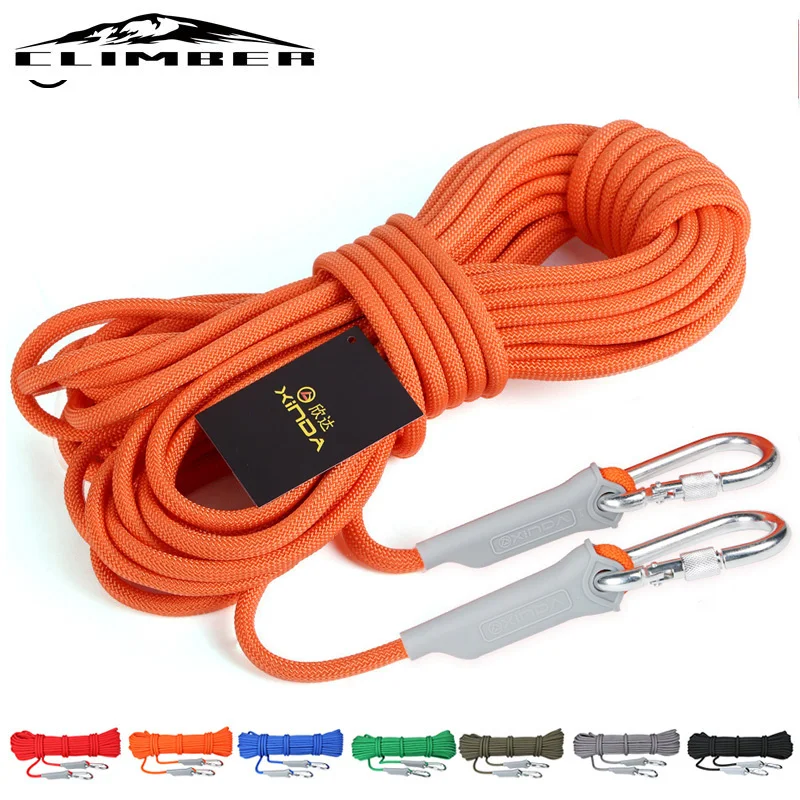 

Профессиональный скалолазающий шнур 10 м, походные аксессуары для улицы, веревка 9,5 мм, диаметр фунтов, высокопрочный шнур, безопасный трос