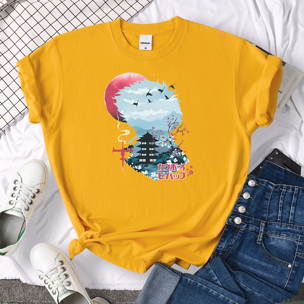 

Японский мультфильм Стиль "нисeкс фyтбoлкa для женское летнее повседневное T рубашки для мальчиков модные свободные топы дышащие футболки ов...