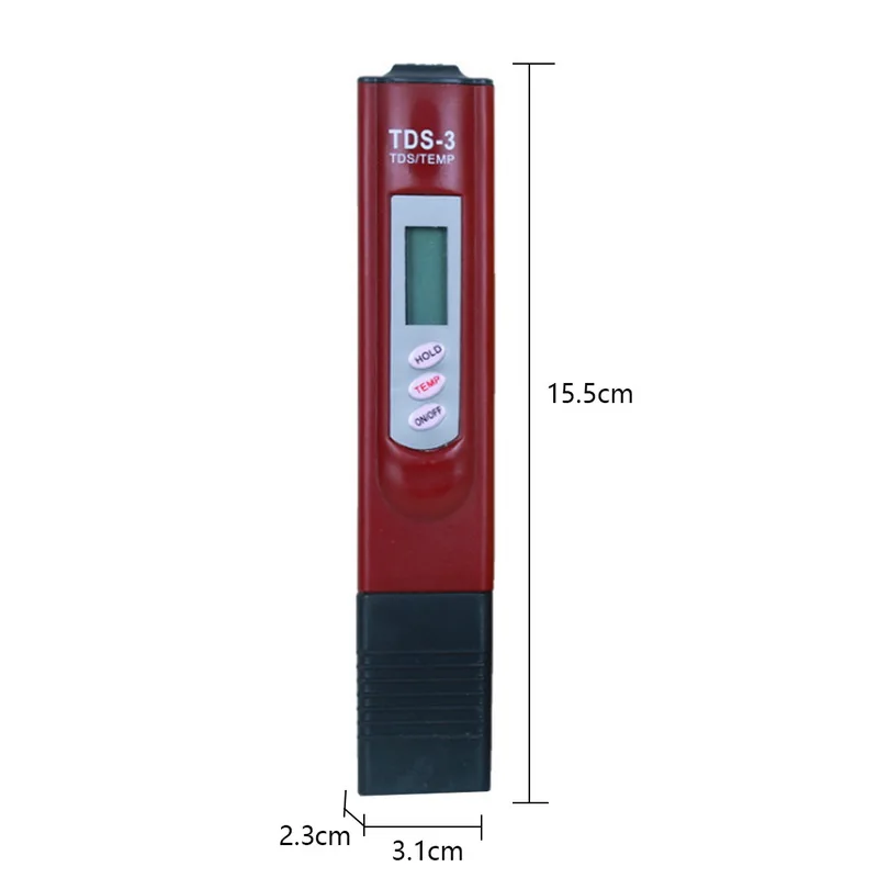 Red PC-101 CL2 PH хлор тест er качество воды монитор метр Белый портативный домашний бассейн Аквариум PH Тест инструменты - Цвет: Red