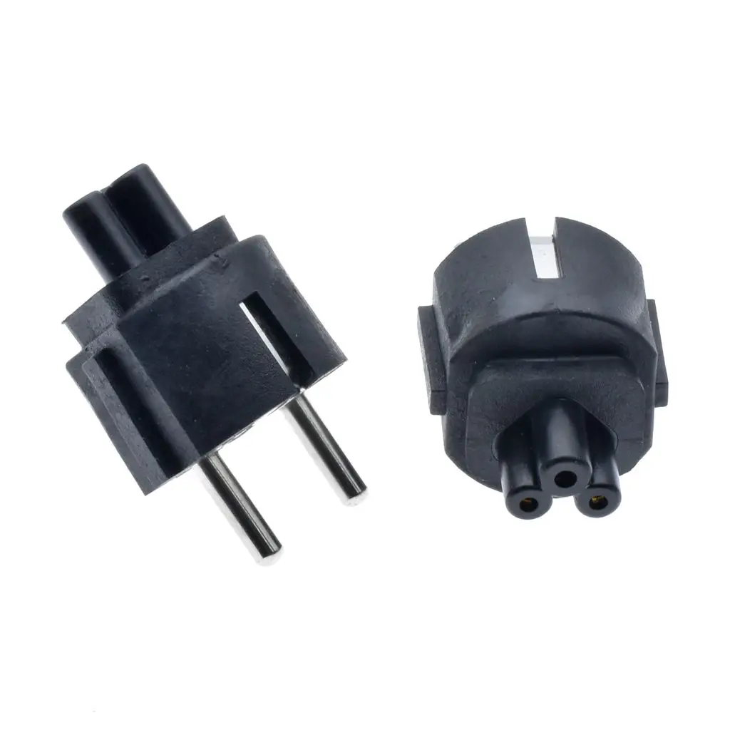 Schuko CEE7/7 к IEC320 C5 адаптер питания штекер для интерфейса C6, Schuko штекер для настольного адаптера