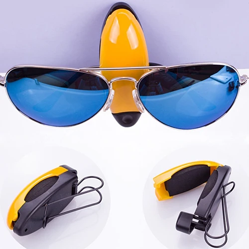 Универсальный автомобильный держатель для очков солнцезащитные очки визиток