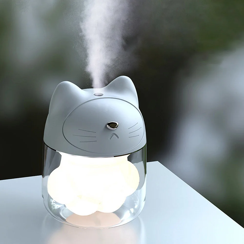 Маленький 150 мл милый увлажнитель воздуха очиститель распылитель Cat Claw бесшумный
