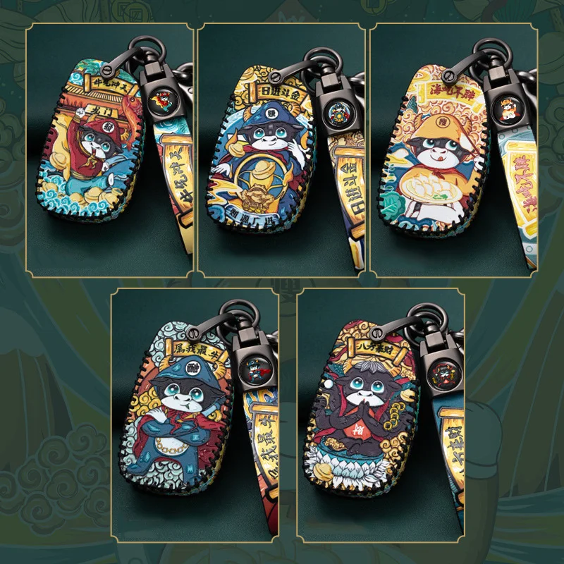 

Leather Car Key Case Cover for Hyundai i30 Ix35 Solaris Azera Elantra Grandeur Ig Accent Santa Fe Verna 2017 2018 Keyless Fob