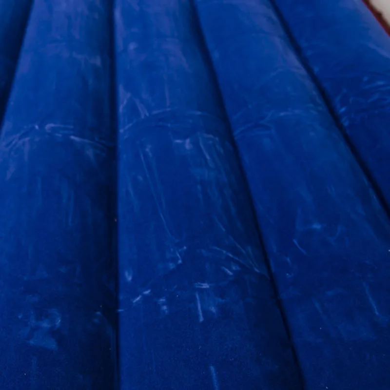 Новый Полосатый Флокированный двойной надувной матрас популярная кровать