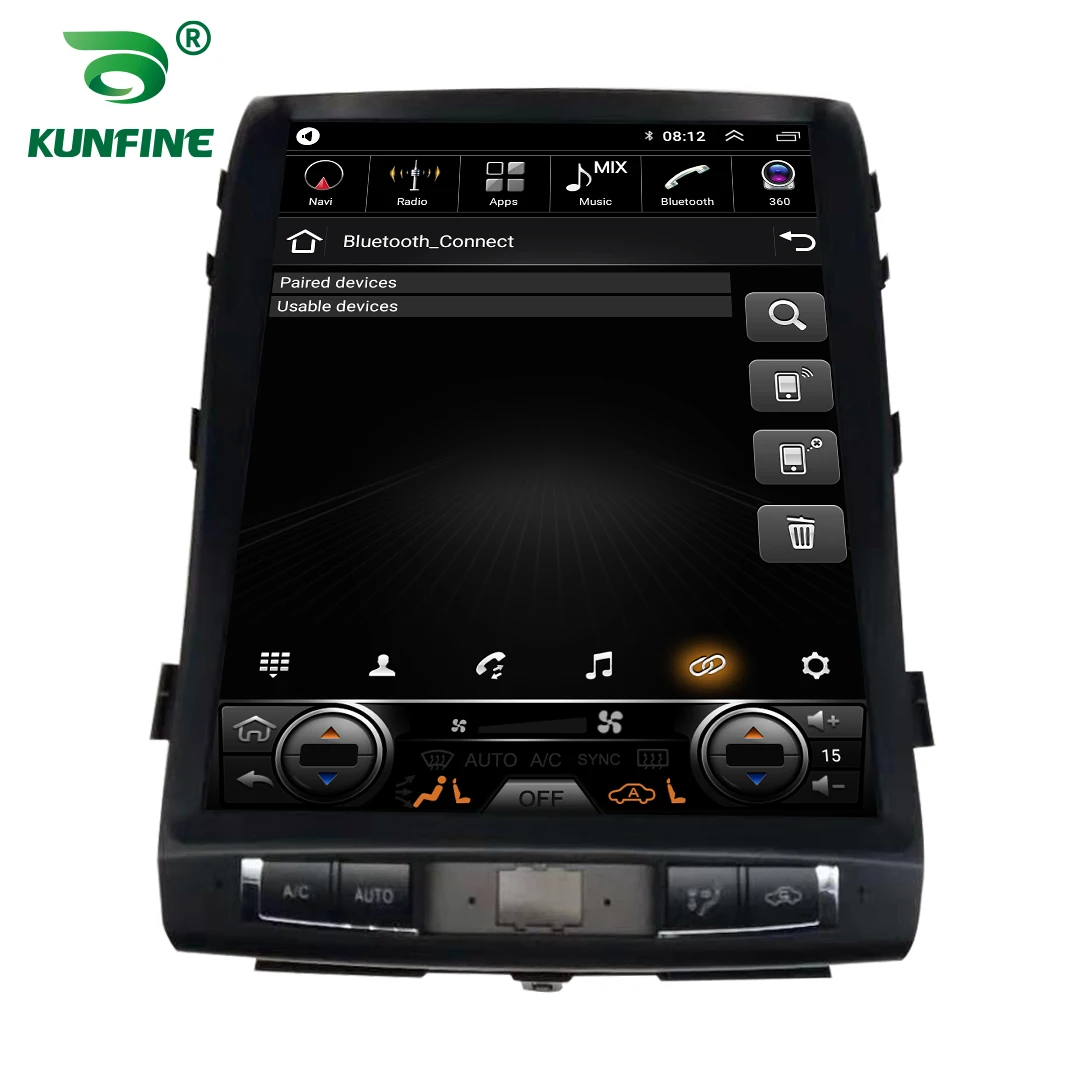Tesla экран Octa Core 4 Гб RAM 64GM ROM Android 10 0 автомобильный DVD GPS плеер Deckless Car Stereo для Toyota Land