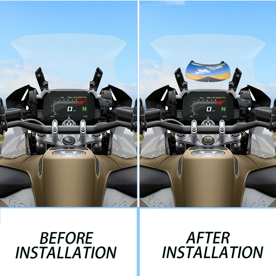 Мотоциклы с широким объективом зеркало заднего вида углом обзора 180 градусов для