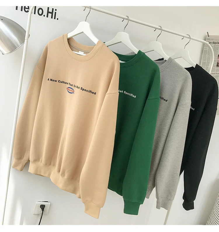Privathinker Женская Harajuku Теплые кофты женские свободные S-5XL Толстовки с принтом леди осень-зима пуловеры Топы