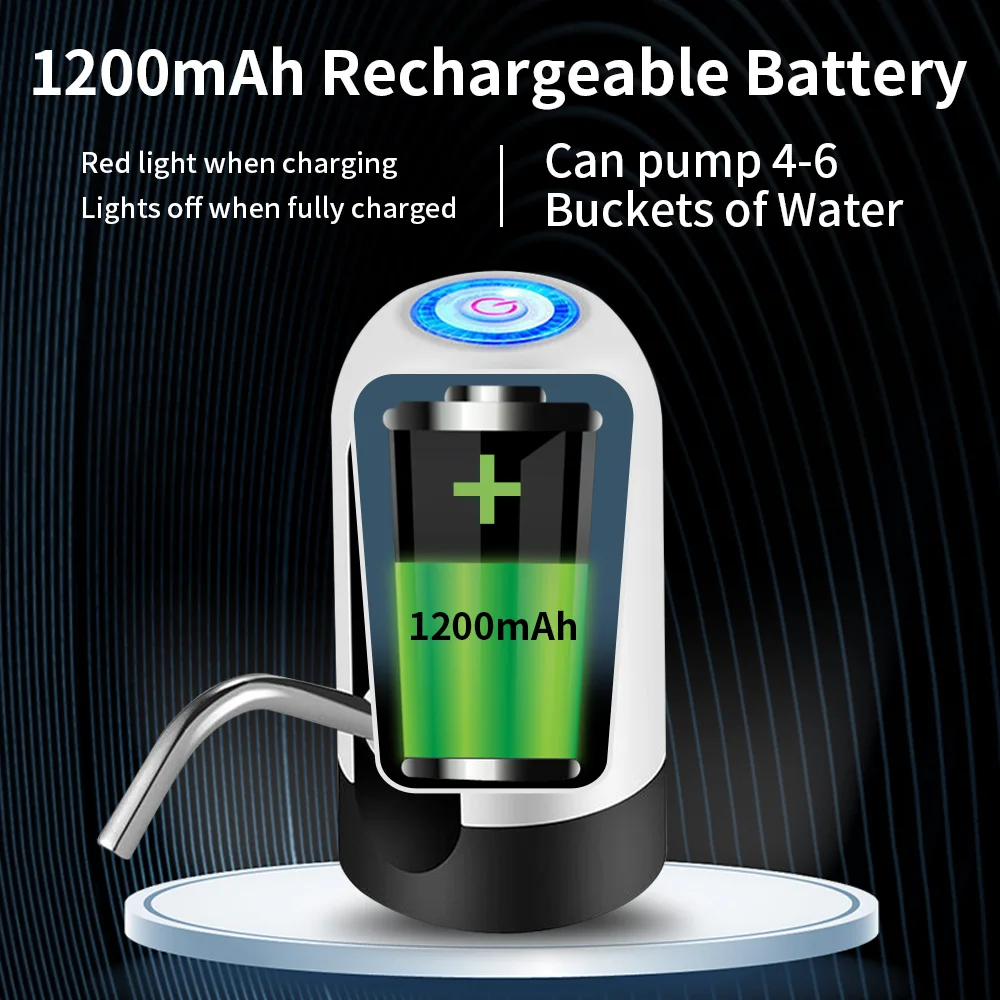 Электрический диспенсер для воды помпа бутылок с водой автоматический насос USB
