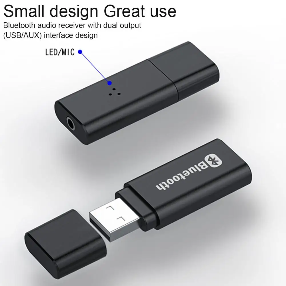 Универсальный USB Bluetooth 5,0 передатчик 2 в 1 ТВ компьютер беспроводной аудио адаптер приемник для автомобиля наушники ПК ТВ дома