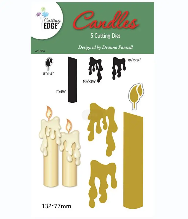 

Металлические штампы для вырезания свечи форма для вырезания карточек для скрапбукинга бумаги рукоделия Нож Форма лезвие перфоратор трафа...