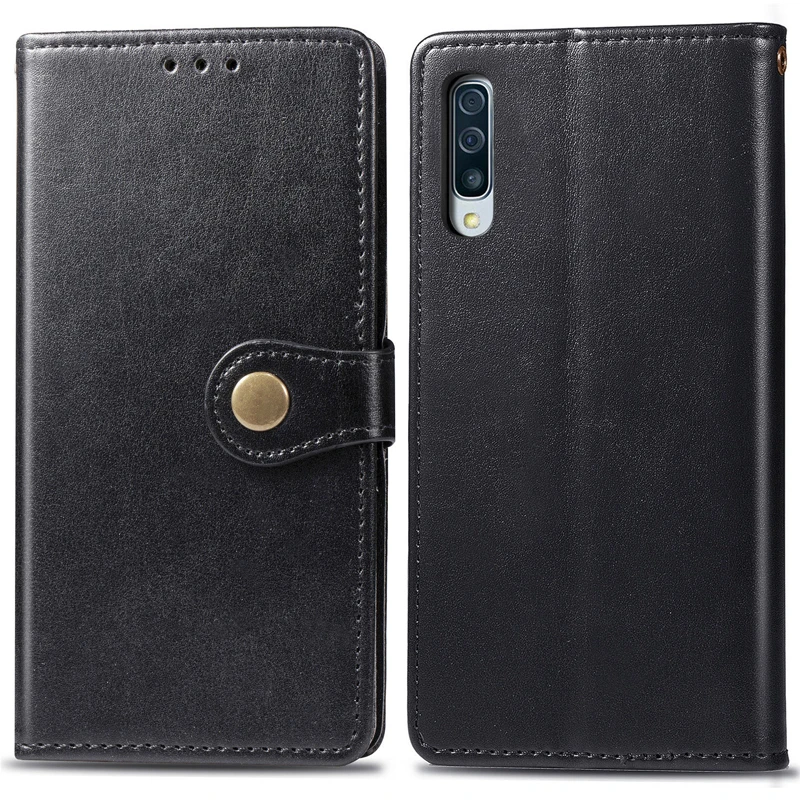 Чехол книжка для samsung Galaxy A50 2019 роскошный кожаный чехол бумажник A30 A 30 50 A305F A505