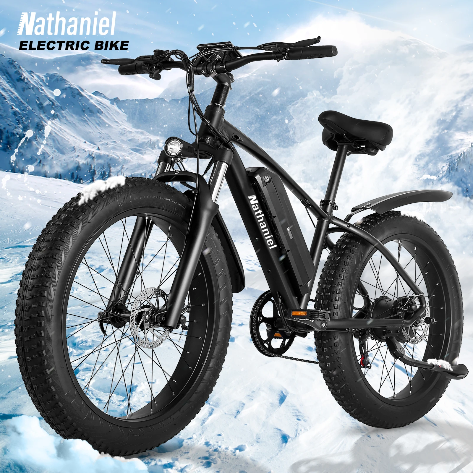 Electric Bike 1000W Sport Mountain Snow Electr Bike 4.0 Fat Bike Electrica Bicycle 17Ah Lithium Battery ebike Bicicleta eléctric