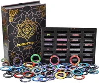 upgraded dd condition rings 96 status effect markers with color printing in 24 conditions spells and with magic book storage