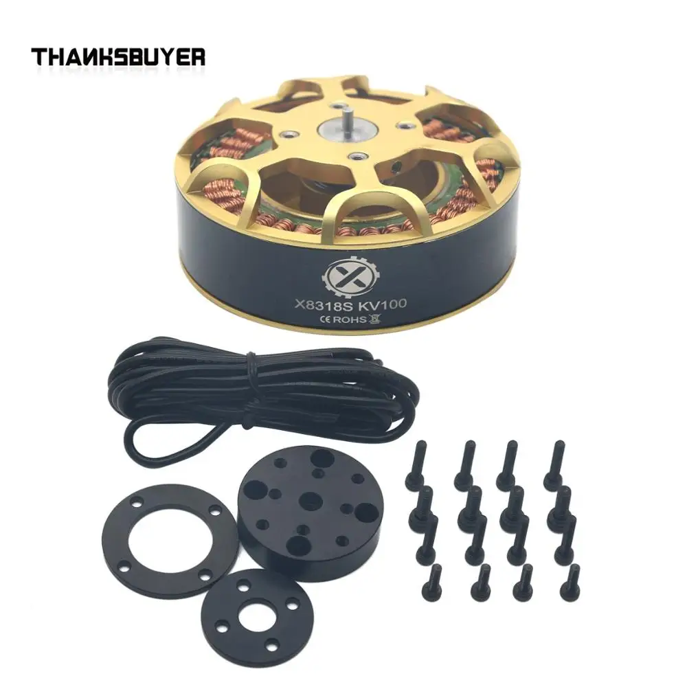 

(HLY)X8318S Brushless Motor KV100 KV120 Multi-axis 36N40P for FPV Racing Drone Multicopter
