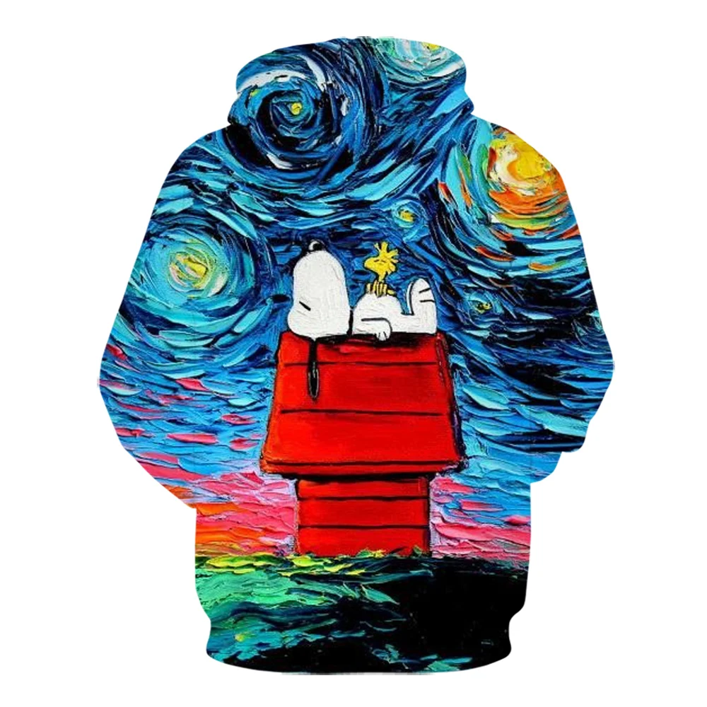 Harajuku Van Gogh масляная живопись Звездная ночь 3D принт куртка Толстовка для женщин/мужчин хипстер шапка в готическом стиле Толстовка мужчин s толстовки