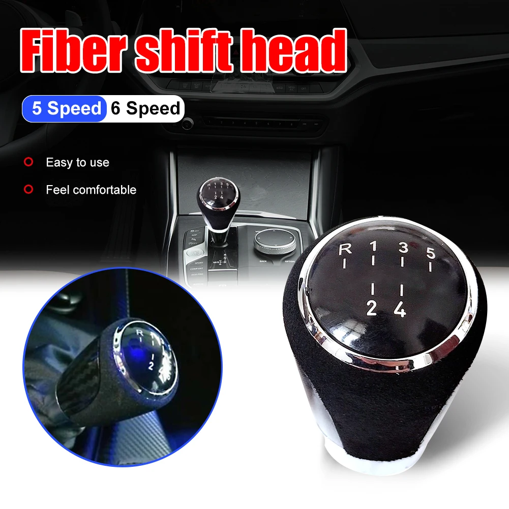 

5/6 Speed Car Gear Shift Knob Shifter Lever Car Replacement Parts Fit For BMW Performance E81 87 E46 E90 E91 E92 Gear Shift Knob