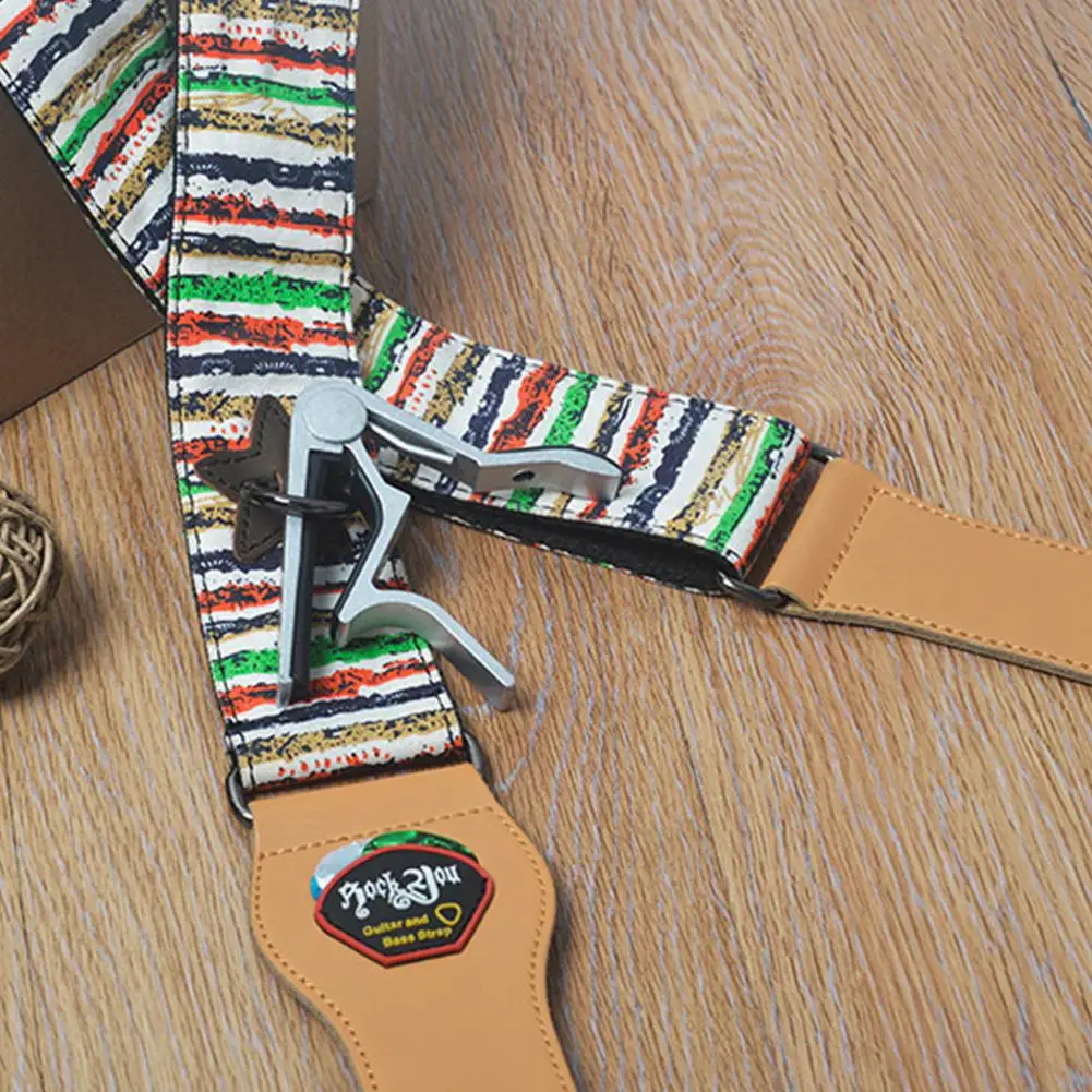 Гитарный ремень с регулируемой длиной винтажный пояс для басов укулеле