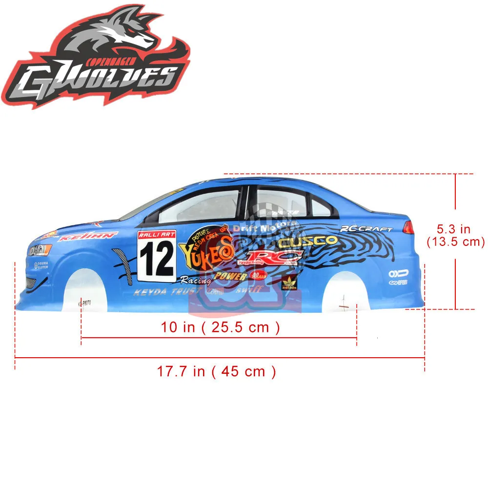 37 видов 1/10 RC автомобиль 195/190 мм ПВХ Окрашенный корпус с хвостом для 1:10 RC хобби гоночный Дрифт автомобиль hsp yokomo hpi ZD TAMIYA