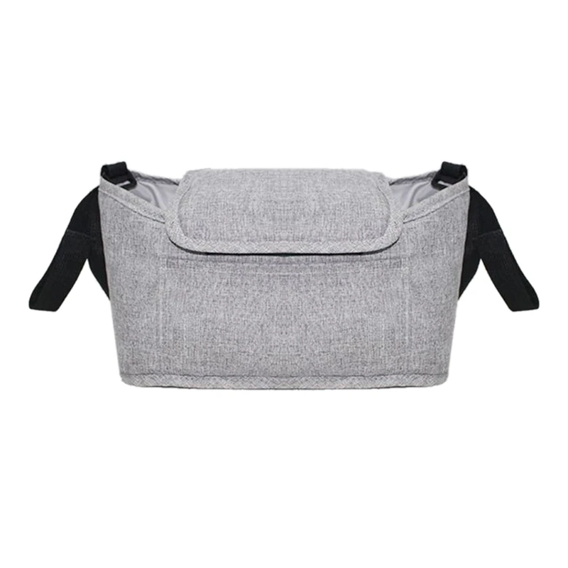 

D7WF Multi-pocket Baby Stroller Organizer Bag Waterproof Baby Stuff Nappy Cup Holder Carriage Pram Buggy Cart Bottle Bag