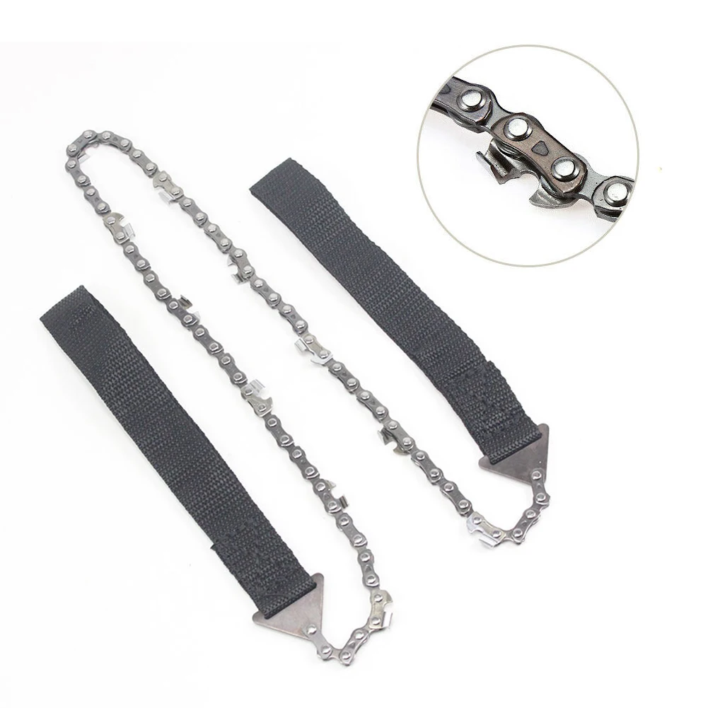 Chain Saw Pocket Tool String Hand Gear Emergency 24 Inch Portable Hacksaw Mountaineering Outdoor Survival Handle Camping