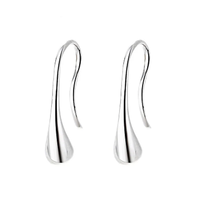 

Hot Sale Earring silver 925 Fashion Jewelry Teardrop/Water drop/Raindrop Dangle Earrings For Women Valentine Gifts korean
