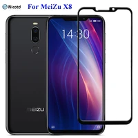 1 3pcs full glue tempered glass for meizu x8 screen protector on for meizu x 8 full cover protective glass for meizu x8 6 2 inch