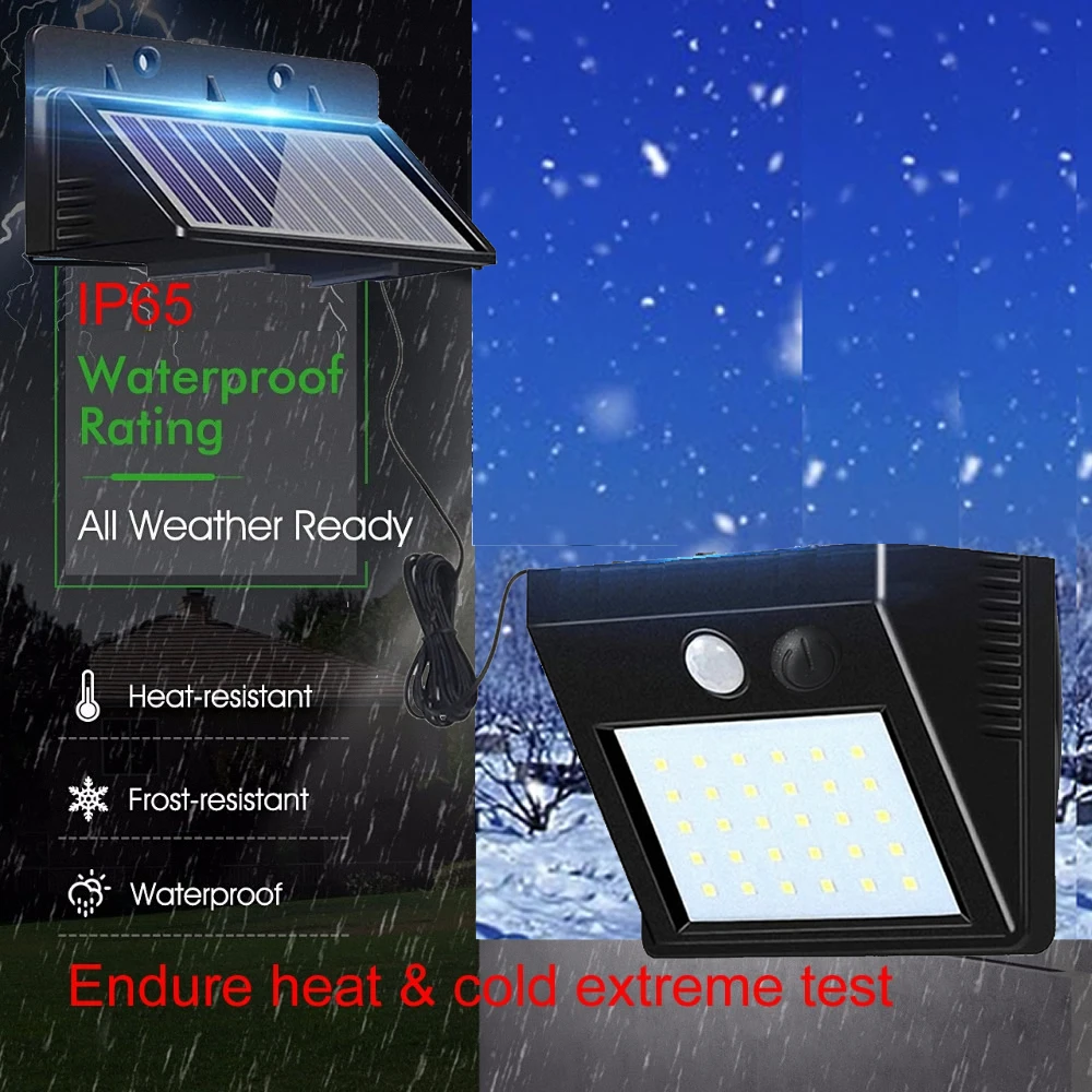 1/4 шт 30 светодиодов Солнечная лампа садовый датчик движения свет Панель мощность