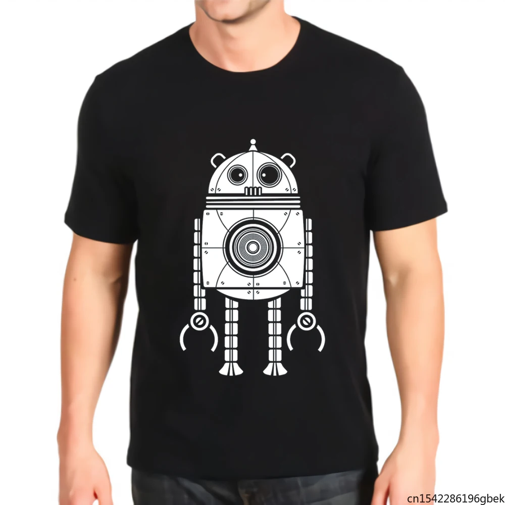 

Big Robot Print Awsome Men's T-Shirt