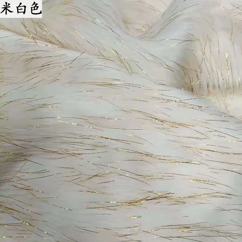 Высококачественная яркая шелковая имитация лисьего меха плюшевая ткань Одежда