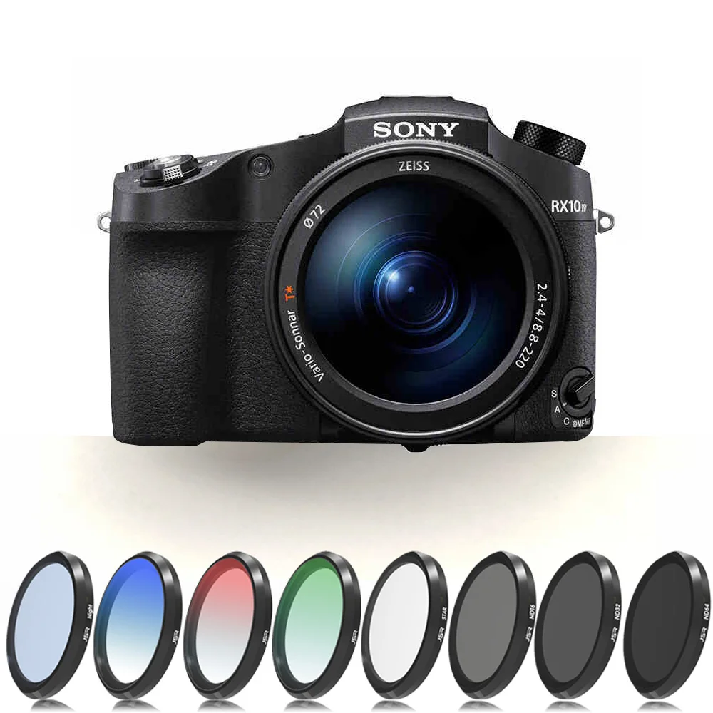 Lens Filter For Sony RX100M1/M2/M3/M4/M5 GND8 ND2/4/8/16/32 Color UV RX-100 I/II/III/IV/V Neutral Density Filtor Set | Электроника