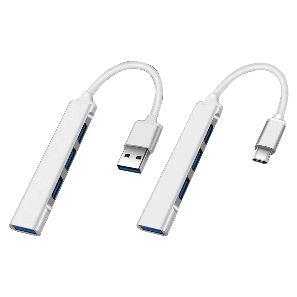 Мини концентратор USB 3 0 из алюминиевого сплава разветвитель typeC док станция 4