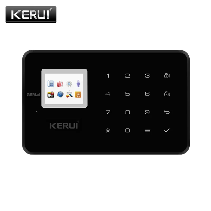 KERUI G18 домашняя Безопасность GSM сигнализация хост черный цвет Android IOS приложение