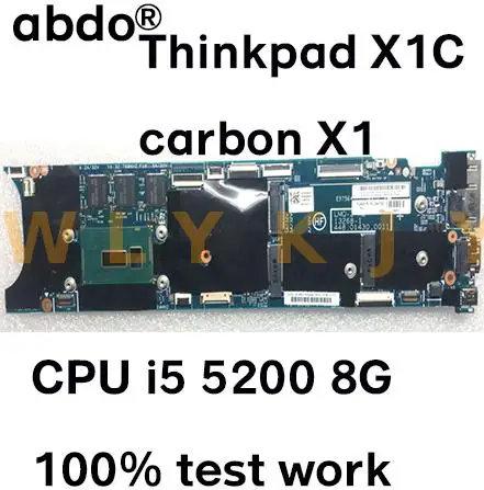 Материнская плата 13268 1 448.01430.0011 для Lenovo Thinkpad X1 Carbon материнская ноутбука CPU i5 5200U 8 ГБ