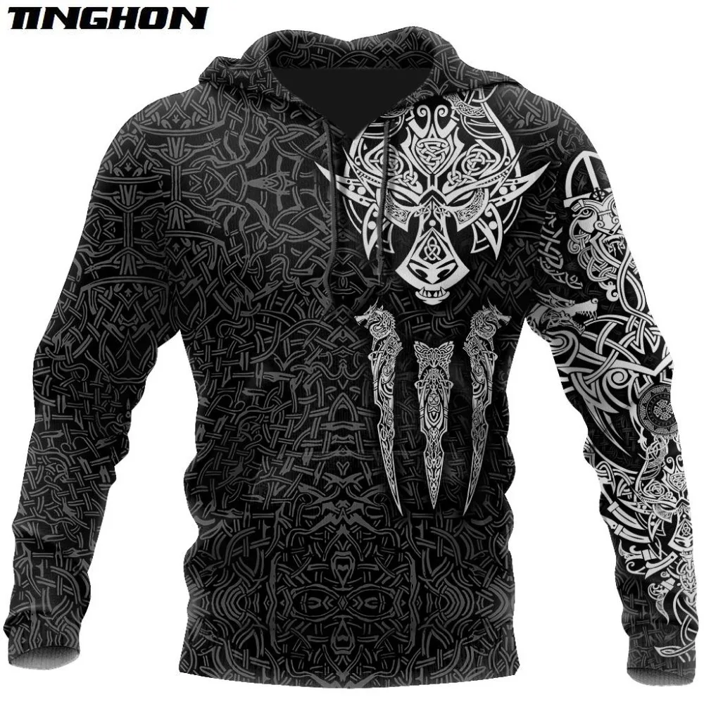 

Viking Odin Style tattoo 3D Printed Hoodie and Sweatshirt Harajuku Fashion hoodies Unisex Casual Jacket pullover XS-7XL