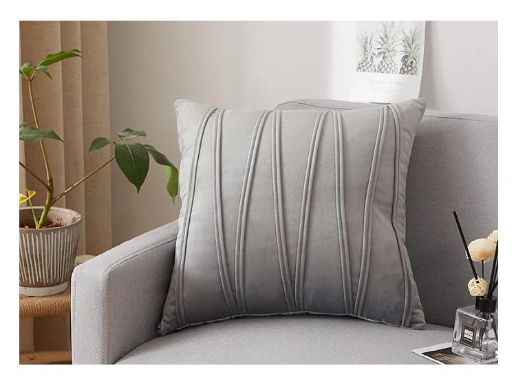 Фиолетовая одноместная двухместная подушка для отеля хлопковая Бархатная