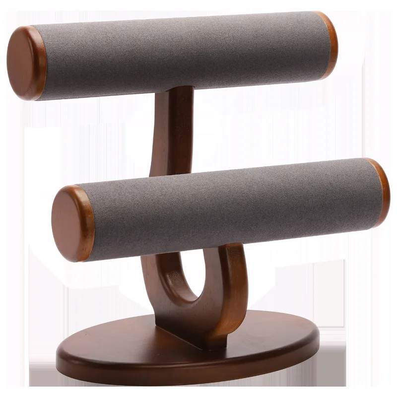 New Bracelet Shelf Display Stand Wooden Jade Display Props Watch Bracelet Bracelet Storage Jewelry Hanger