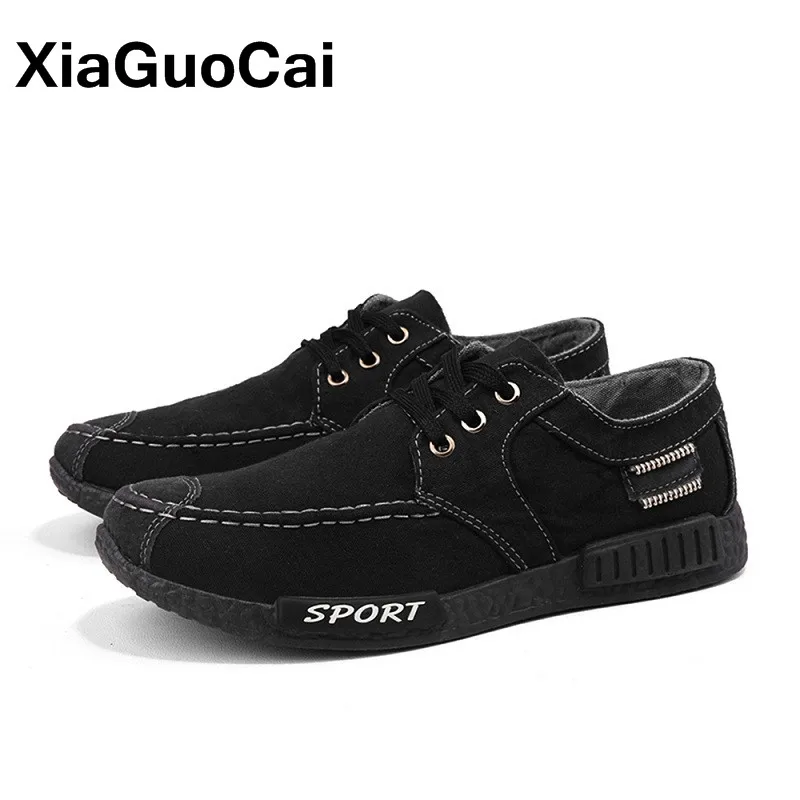 Кеды мужские из денима текстильные дышащие низкие повседневная Тканевая обувь