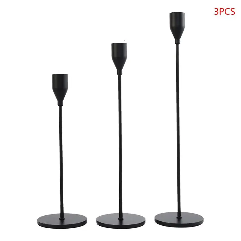 3 шт./компл. простой подсвечник свадьбы обеденный стол вечерние Бар