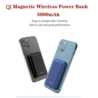 qi magnetic wireless magsafe power bank fast charging external battery for iphone samsung oppo 15w wireless magsafe powerbank