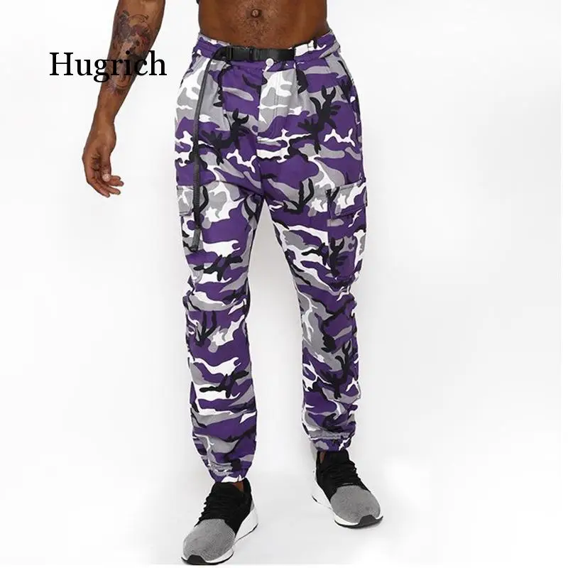 

Orange Camouflage Joggers Pants Men Fashion Military Tactical Skinny Trousers Sports Pants Harem Camo Pink Pants for Men/women