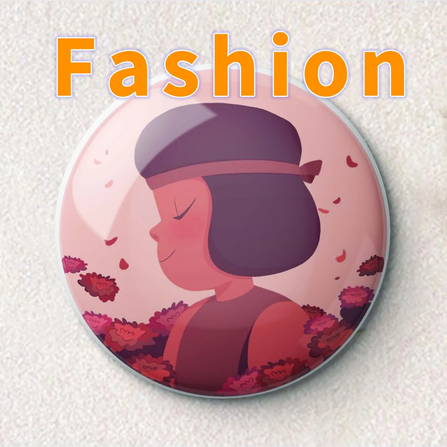 

Pastel Ruby portrait tlc Soft Enamel Pin Lapel Pin Jewelry Brooch Fashion Clothes Creative Women Lover Hat Cartoon Decor Metal