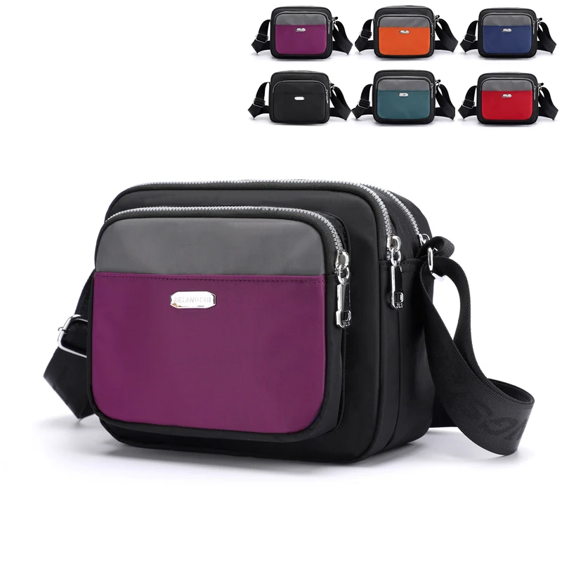 

2022 New Women's Small Messenger Bag Female Handbag Ladies Shoulder bag Waterproof Nylon Travel CrossBody Bag Purse Bolsas