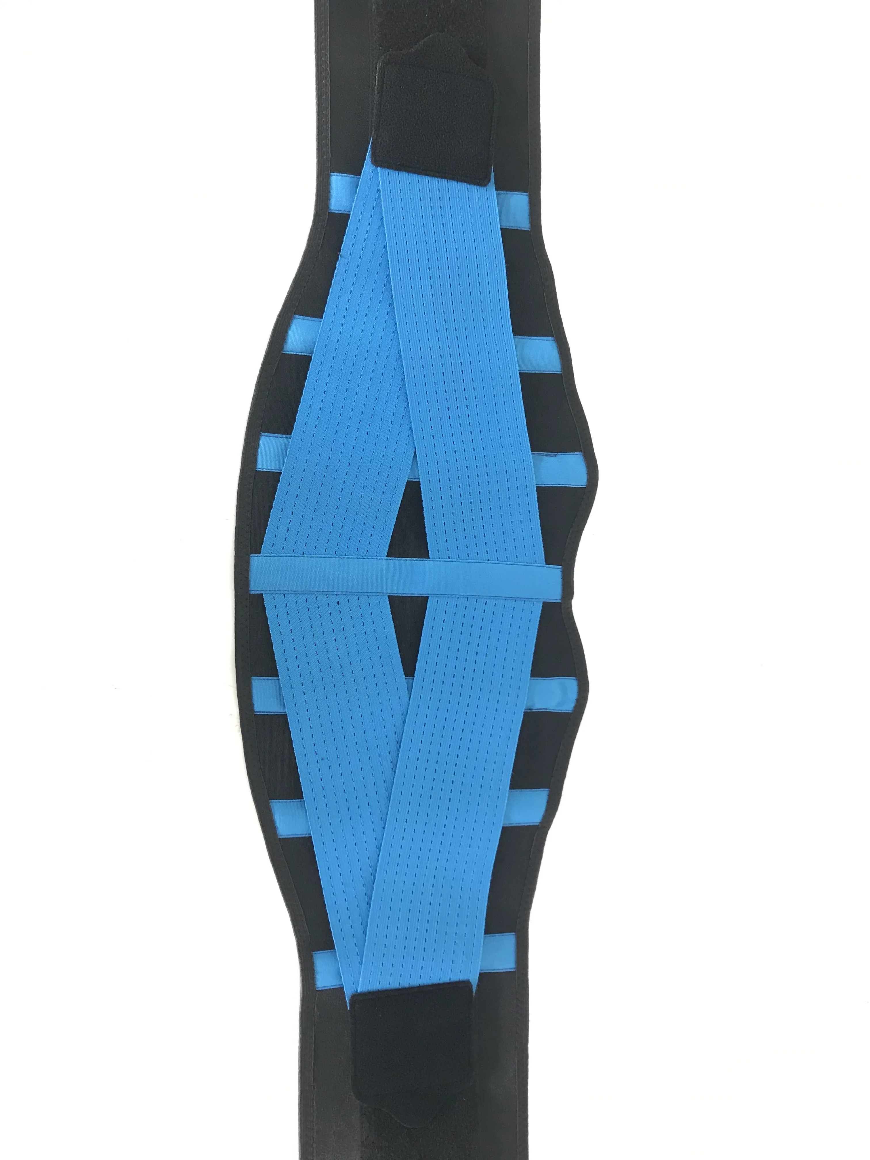 Прочный черный пояс для поддержки талии поясничный нижней части двойной