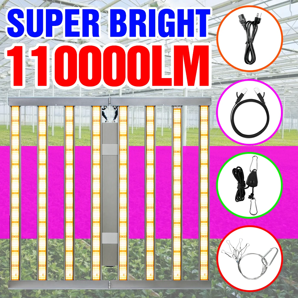 

Светодиодсветильник фитоламсветильник полного спектра для выращивания семян, 5000 Вт, 220 В