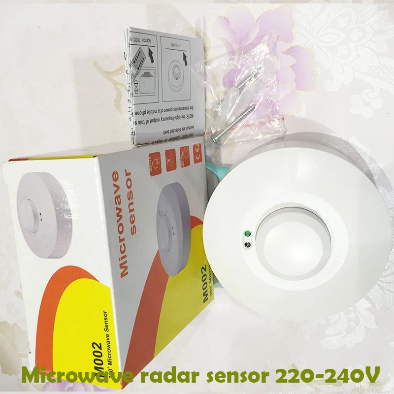 Новый светильник с датчиком движения 220 В 1200 Вт|sensor light switch|sensor pir 220vmicrowave sensor switch |