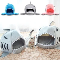pet house shark washable house dog bed shark dog bed cat beds mats house sleeping sofa bed removable cushion xxsl for dogs cats