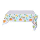220*130 см скатерть с принтом динозавры одноразовая скатерть для стола, столовая скатерть тема для детей с днем рождения вечерние поставки украшения пластиковое покрытие стола