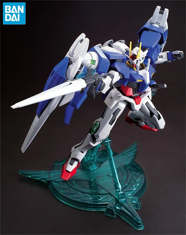 

BANDAI GUNDAM 1/100 TV 00 13 Raiser GN-0000 GNR-010 Gundam model kids assembled Robot Anime action figure toys