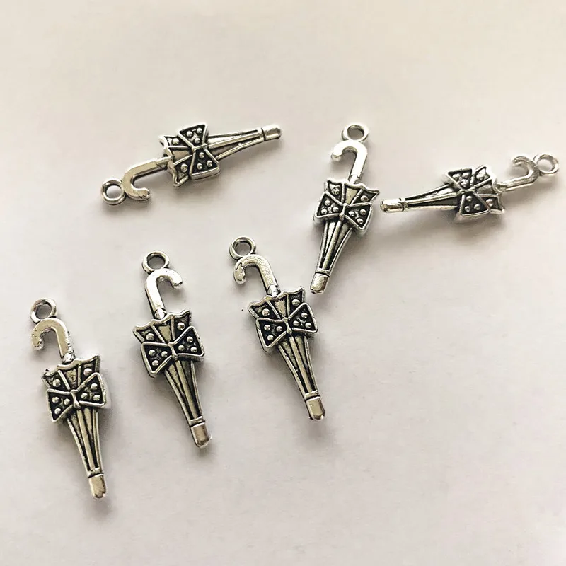 

30pcs Umbrella Pendants Necklace Aesthetic Accessories Jewelry Making Supplies, Charms For Jewelry Making Gifts For Women